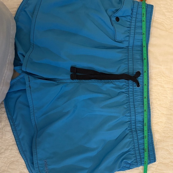 Patagonia Teal Blue Athletic Board Shorts - Picture 10 of 13